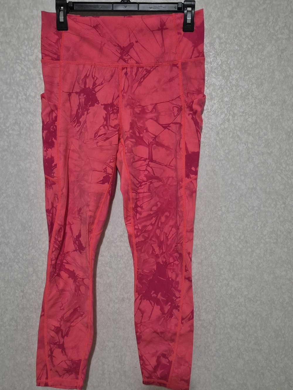 Fabletics Pink Tie-Dye High-Rise Performance Leggings...size:S